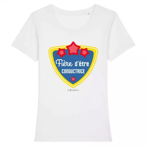 T-shirt - Fiere detre conductrice