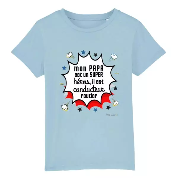 T-shirt - Mon papa est un super heros