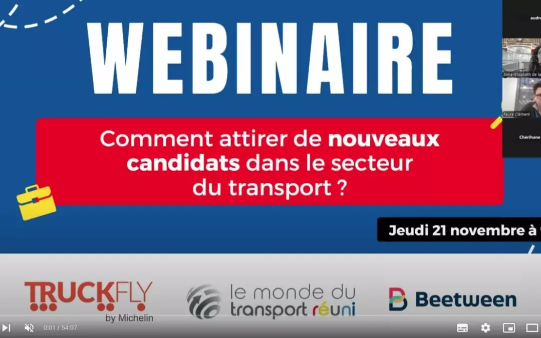 Webinaire “Comment attirer et fidéliser les candidats dans le transport routier ?